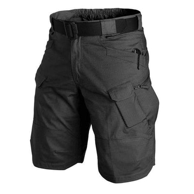 Cargo Shorts - Gürtel - Taschen - Herren Shorts - Herren Cargo Hosen-Leyna Moda