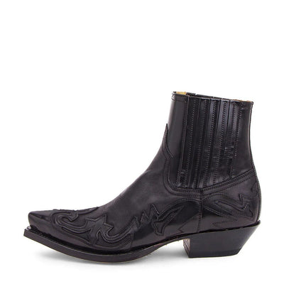 Cowboystiefel | Unisex | Spitz zulaufende Zehen | Stiefeletten | Stiefel-Leyna Moda