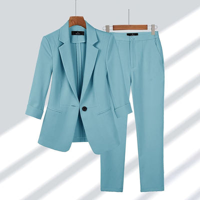 Damenanzug - Stilvolles Blazer-Set für Damen im Büro-Leyna Moda