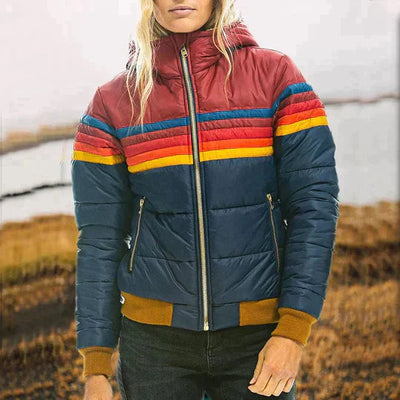 Daunenjacke | Outdoor | Kapuzenjacke | Steppjacke | Winterjacken für Damen-Leyna Moda