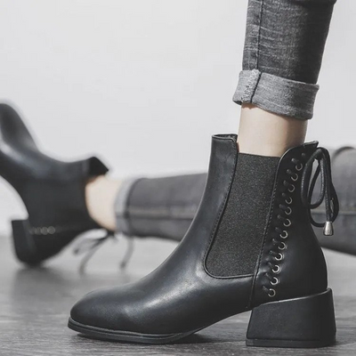 Gabour Stiefeletten | Damenstiefel mit niedrigem Absatz für den Herbst-Leyna Moda