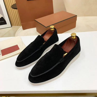 Herren Loafers | Wildleder | Anti-Rutsch | Mokassins | Herrenschuhe-Leyna Moda