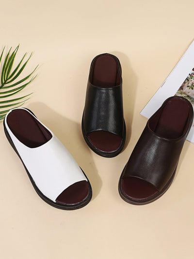 Maria Slippers | Bequeme offene Clogs für Frauen-Leyna Moda