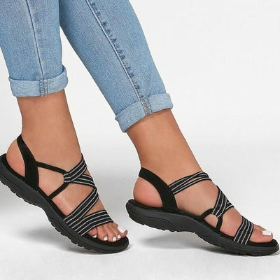 Orthopädische Sandalen | Slipper | Fußgewölbeunterstützung | Sportsandalen | Damensandalen-Leyna Moda