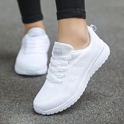 Orthopädische Turnschuhe - Ergonomische Schnürung Turnschuhe Walking Schuhe für Frauen-Leyna Moda