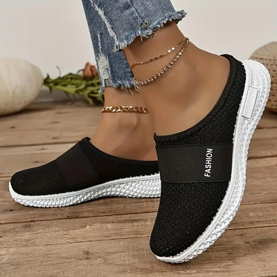 Pantoletten, Weiche Sohle, Slip On, Walking Schuhe, Orthopädische Schuhe-Leyna Moda