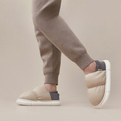 Puffer Hausschuhe - Warm - Indoor - Hausschuhe - Winter Hausschuhe-Leyna Moda