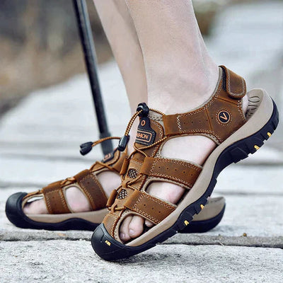 Sport-Sandalen | Orthopädisch | Ergonomisch | Sommerschuhe | Herrensandalen-Leyna Moda