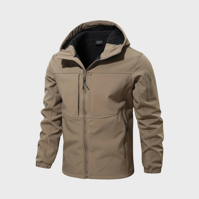 Windbreaker-Jacke – winddichte Outdoor-Jacke mit Kapuze und Reißverschluss für Herren-Leyna Moda