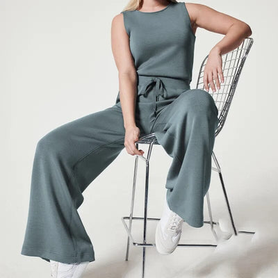 Claire Ärmelloser Entspannter Jumpsuit-Leyna Moda